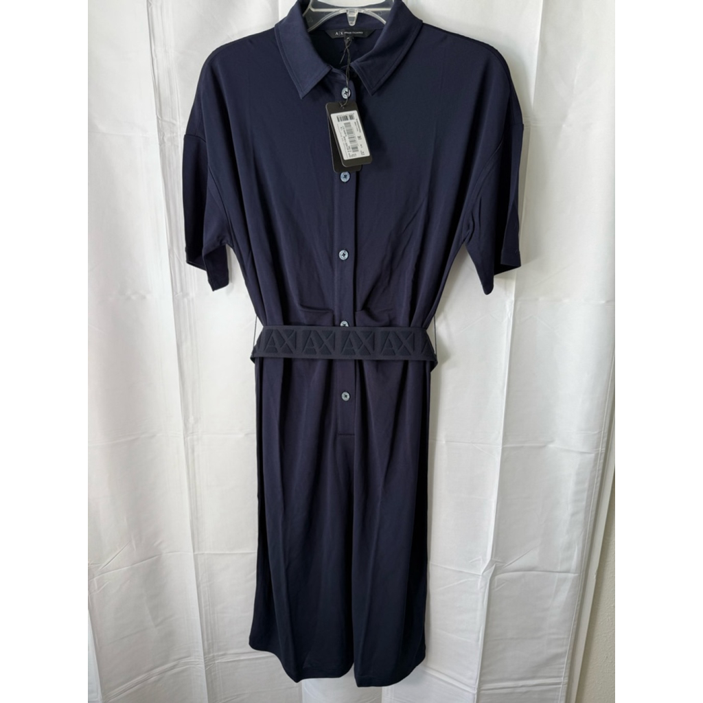 Women's Armani Exchange Dress Size M Navy